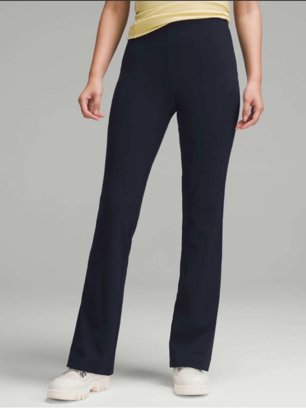Lululemon Smooth Fit Pull-On High-Rise Pant, True Navy, Size 12